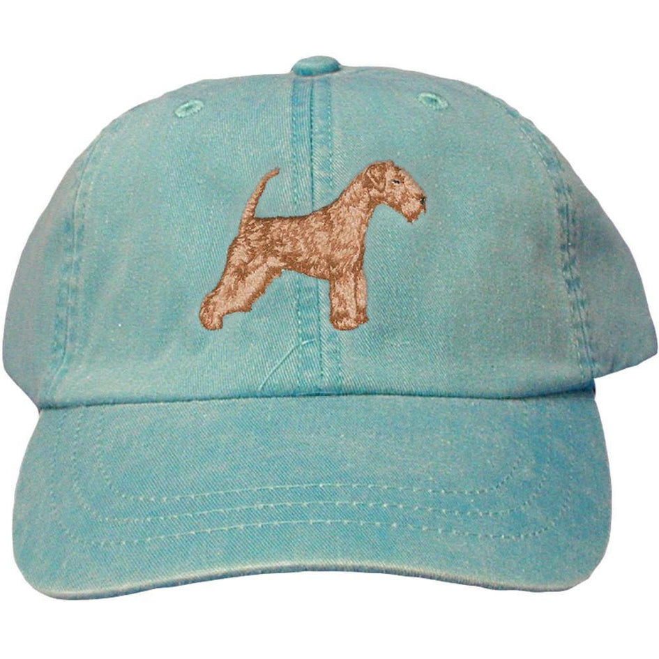Embroidered Baseball Caps Turquoise  Lakeland Terrier DV320
