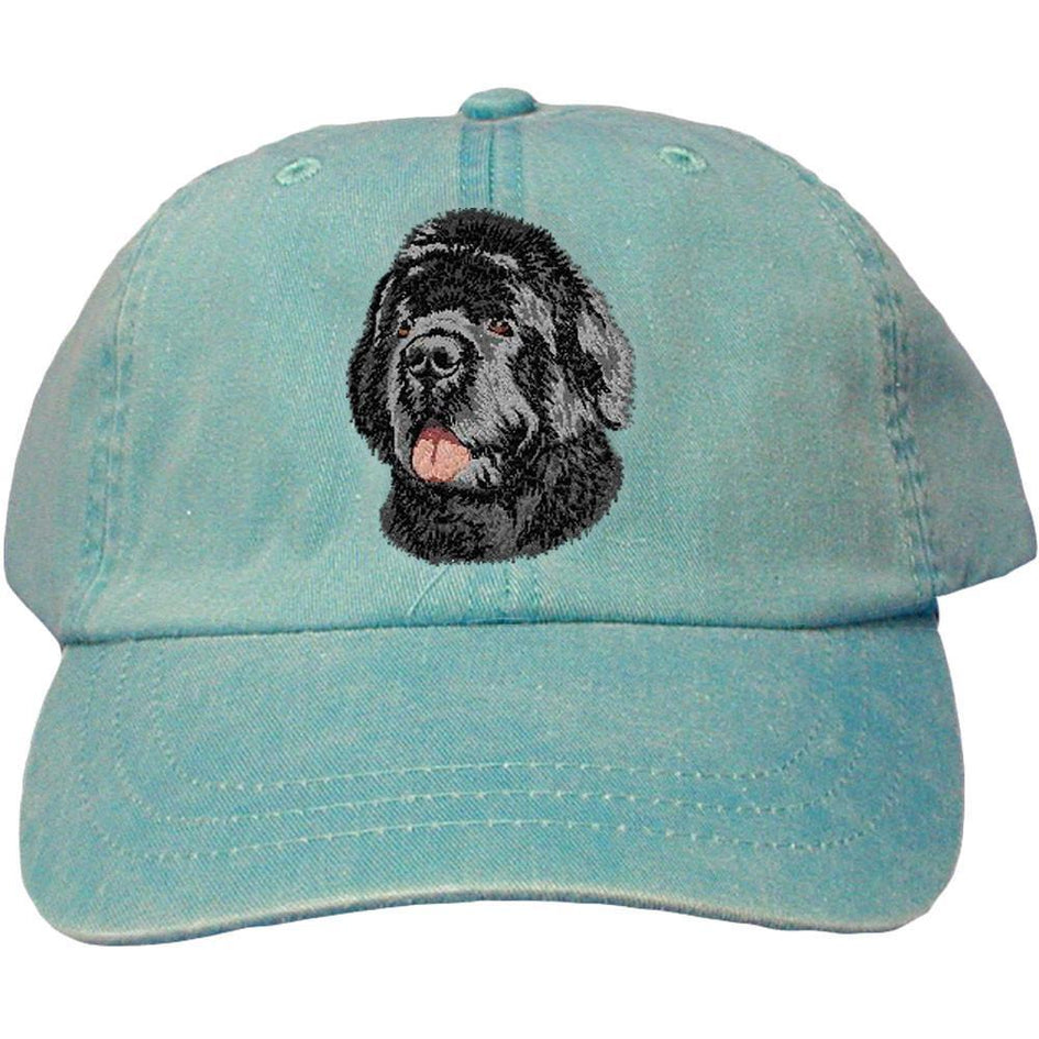 Embroidered Baseball Caps Turquoise  Newfoundland DV469BLK