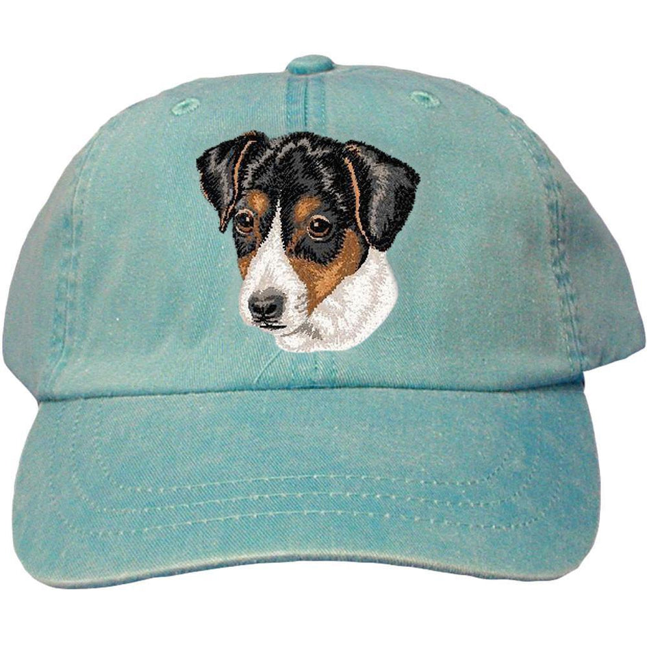 Embroidered Baseball Caps Turquoise  Parson Russell Terrier DV351