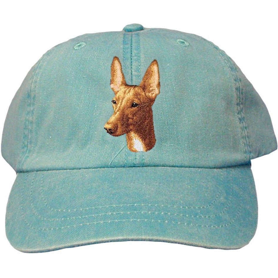 Embroidered Baseball Caps Turquoise  Pharaoh Hound D90