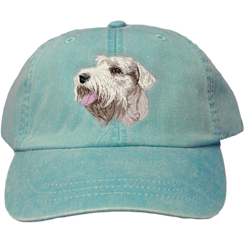 Embroidered Baseball Caps Turquoise  Sealyham Terrier DM342