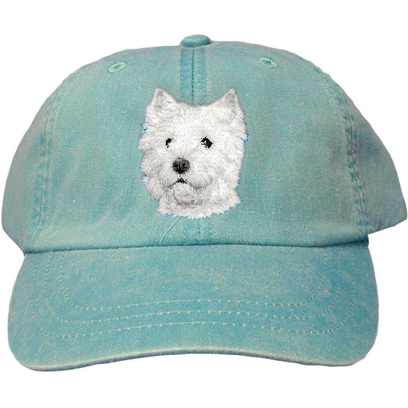 West Highland White Terrier Embroidered Baseball Caps
