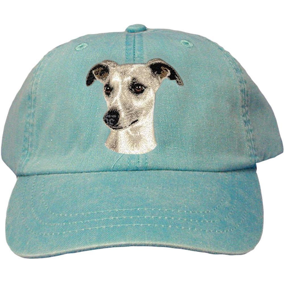 Embroidered Baseball Caps Turquoise  Whippet D65