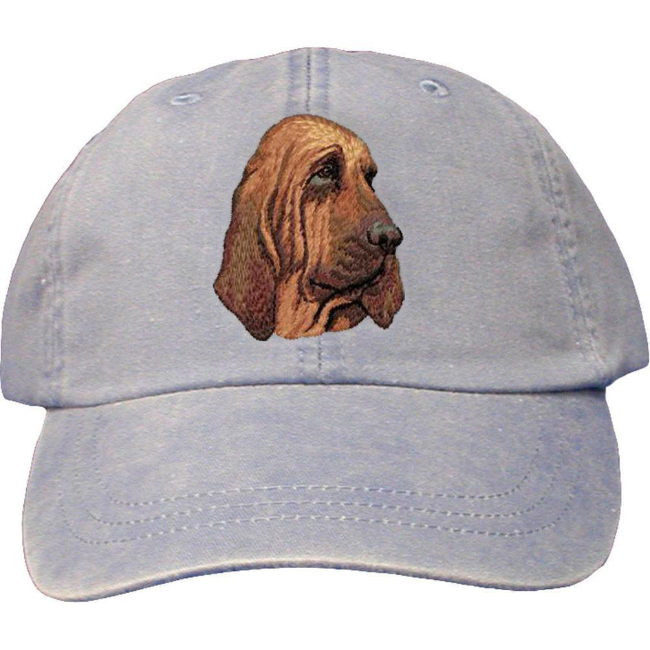 Embroidered Baseball Caps Light Blue  Bloodhound DM411