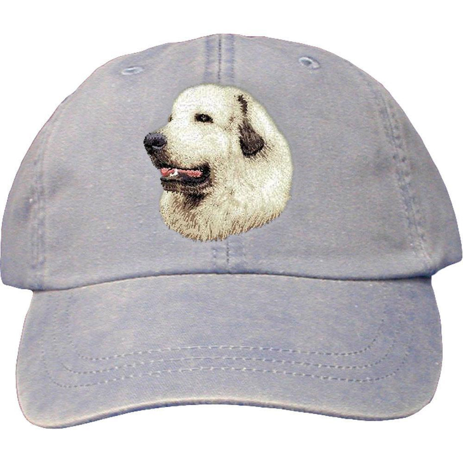 Embroidered Baseball Caps Light Blue  Great Pyrenees D27