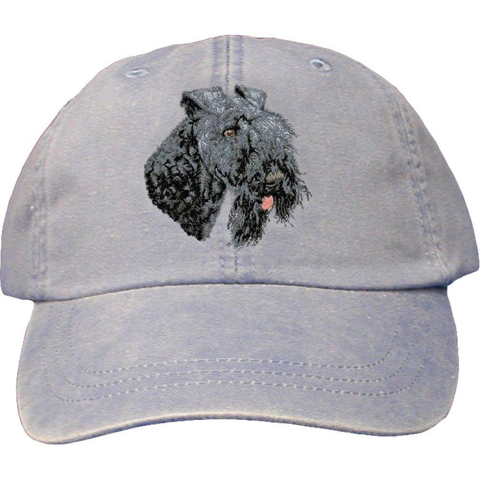 Embroidered Baseball Caps Light Blue  Kerry Blue Terrier D74