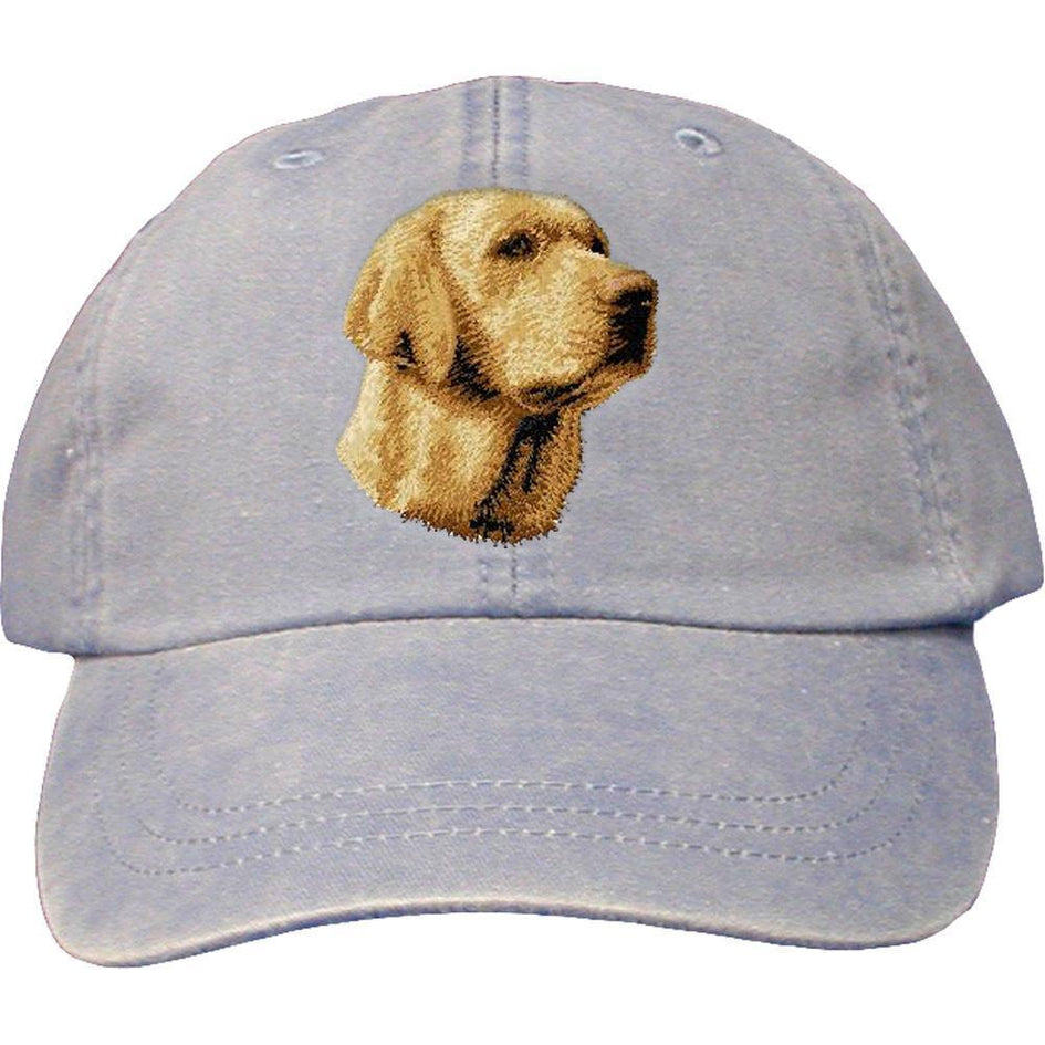 Embroidered Baseball Caps Light Blue  Labrador Retriever D14