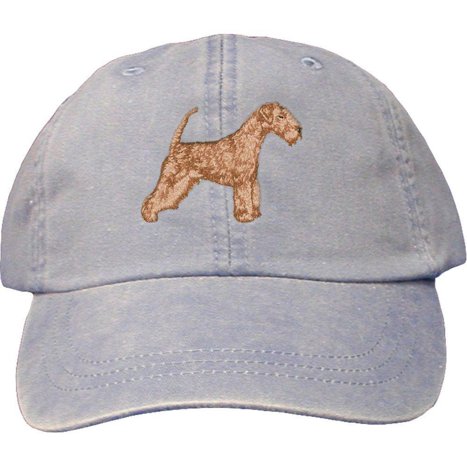 Embroidered Baseball Caps Light Blue  Lakeland Terrier DV320