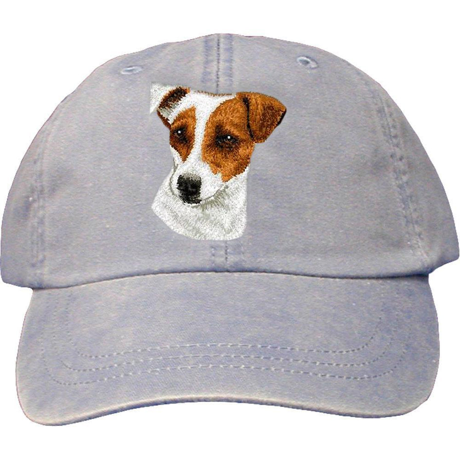 Embroidered Baseball Caps Light Blue  Parson Russell Terrier D26