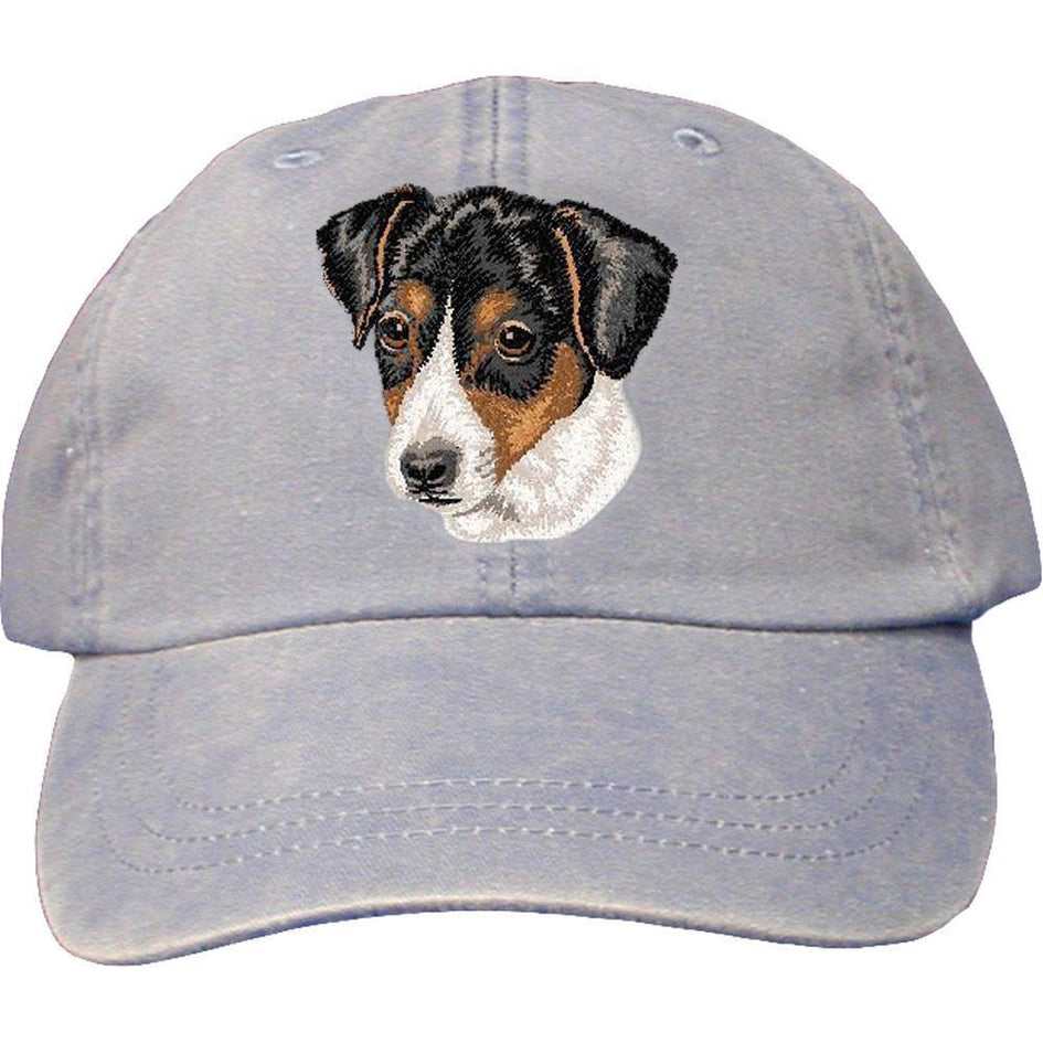 Embroidered Baseball Caps Light Blue  Parson Russell Terrier DV351