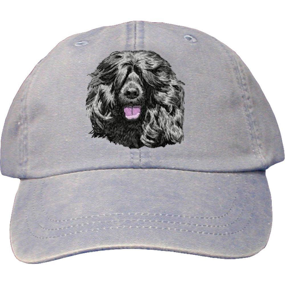 Embroidered Baseball Caps Light Blue  Portuguese Water Dog DM452