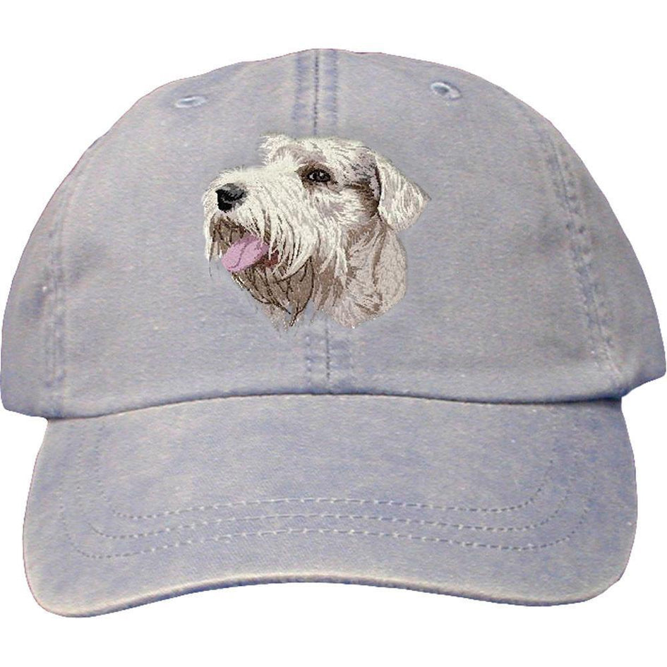 Embroidered Baseball Caps Light Blue  Sealyham Terrier DM342