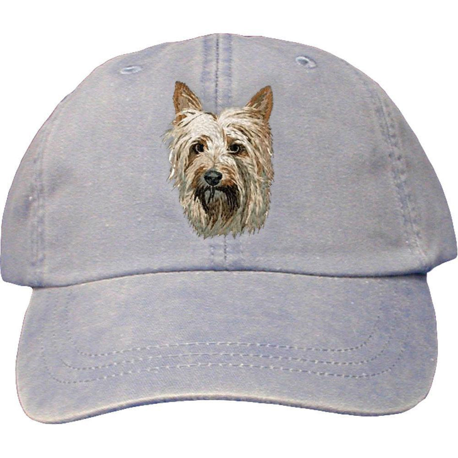 Embroidered Baseball Caps Light Blue  Silky Terrier DM405