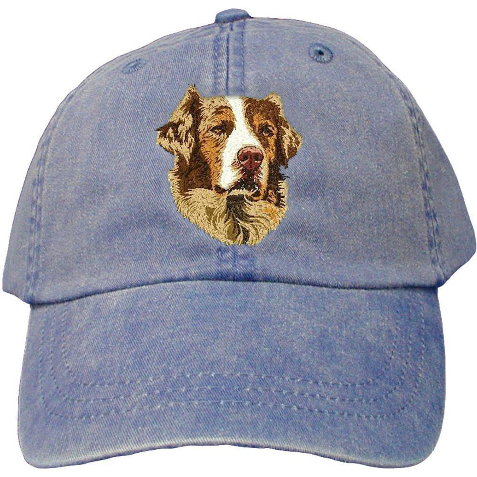 Embroidered Baseball Caps Denim  Australian Shepherd DJ298