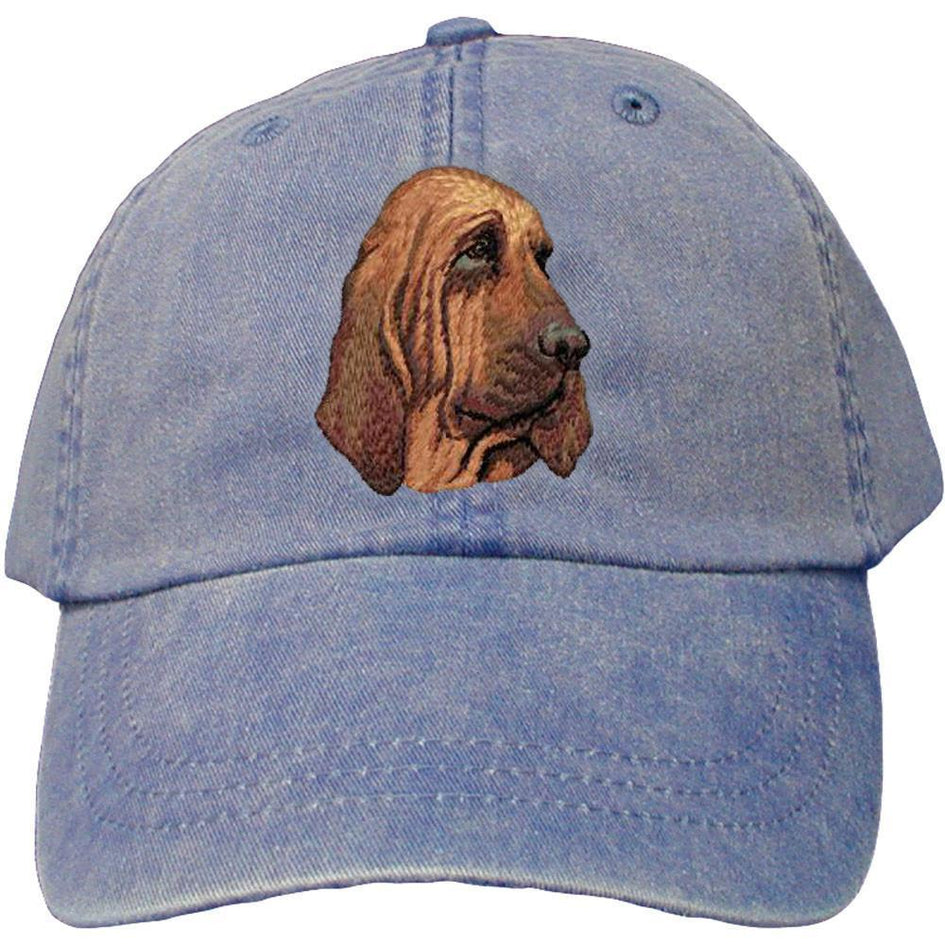 Embroidered Baseball Caps Denim  Bloodhound DM411