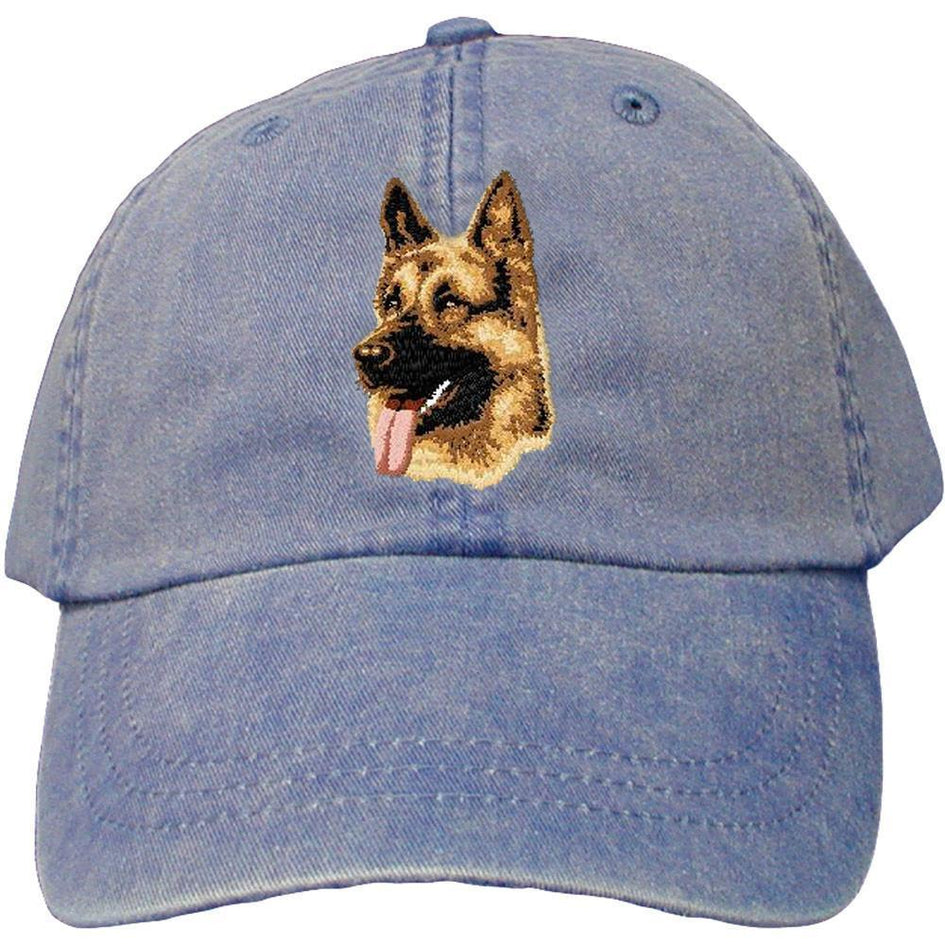 Embroidered Baseball Caps Denim  German Shepherd Dog D1