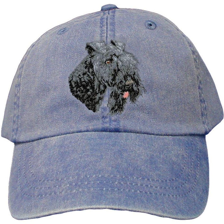Embroidered Baseball Caps Denim  Kerry Blue Terrier D74