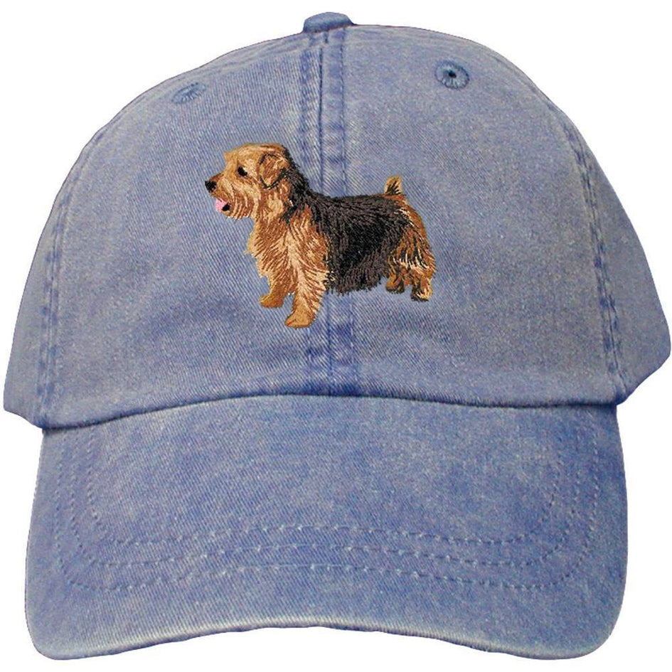 Embroidered Baseball Caps Denim  Norfolk Terrier DJ277