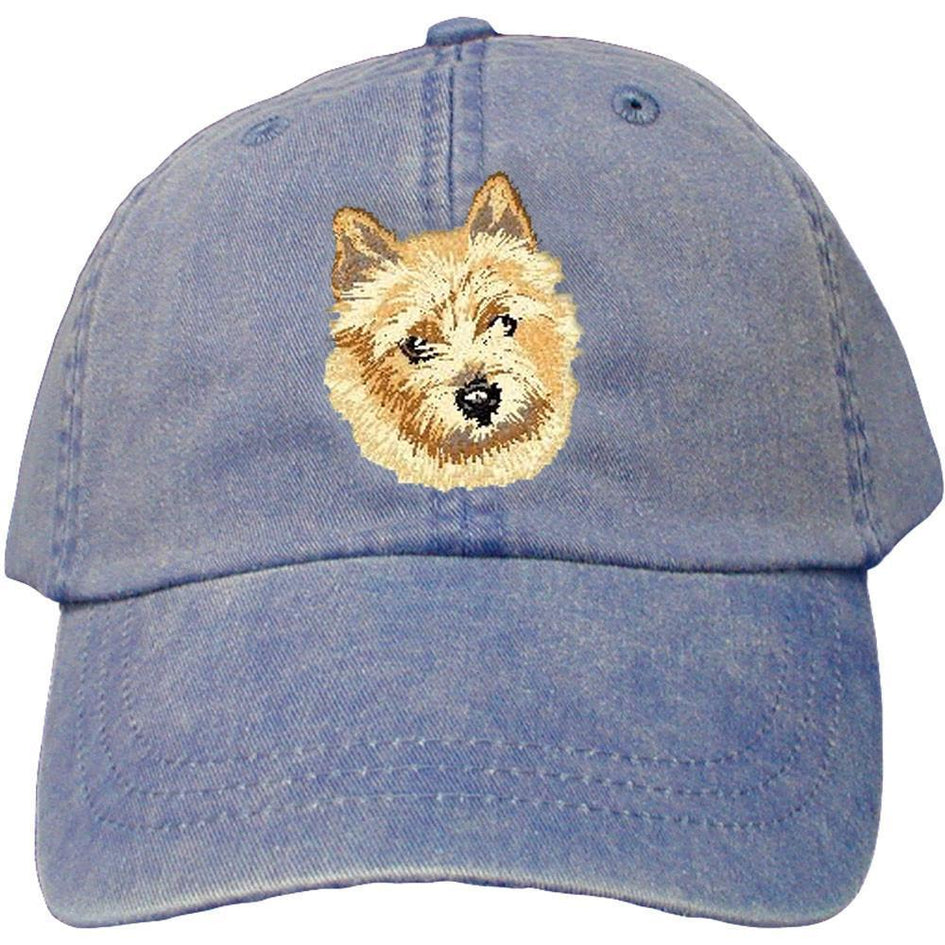 Embroidered Baseball Caps Denim  Norwich Terrier DV158