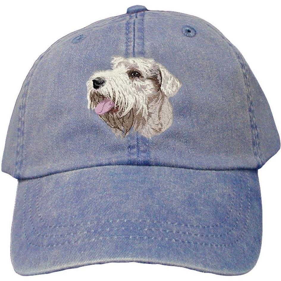 Embroidered Baseball Caps Denim  Sealyham Terrier DM342