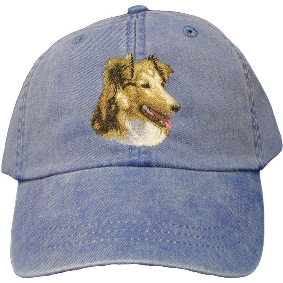 Embroidered Baseball Caps Denim  Shetland Sheepdog D84