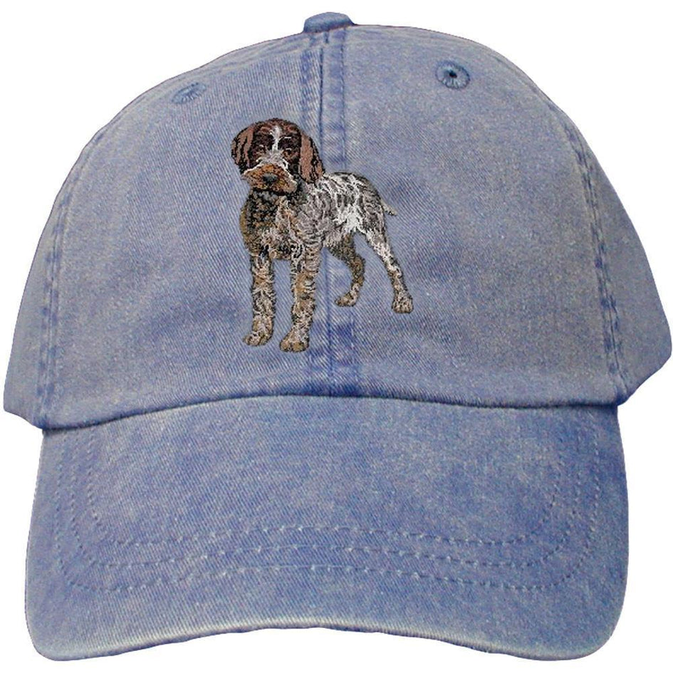 Embroidered Baseball Caps Denim  Wirehaired Pointing Griffon DV193