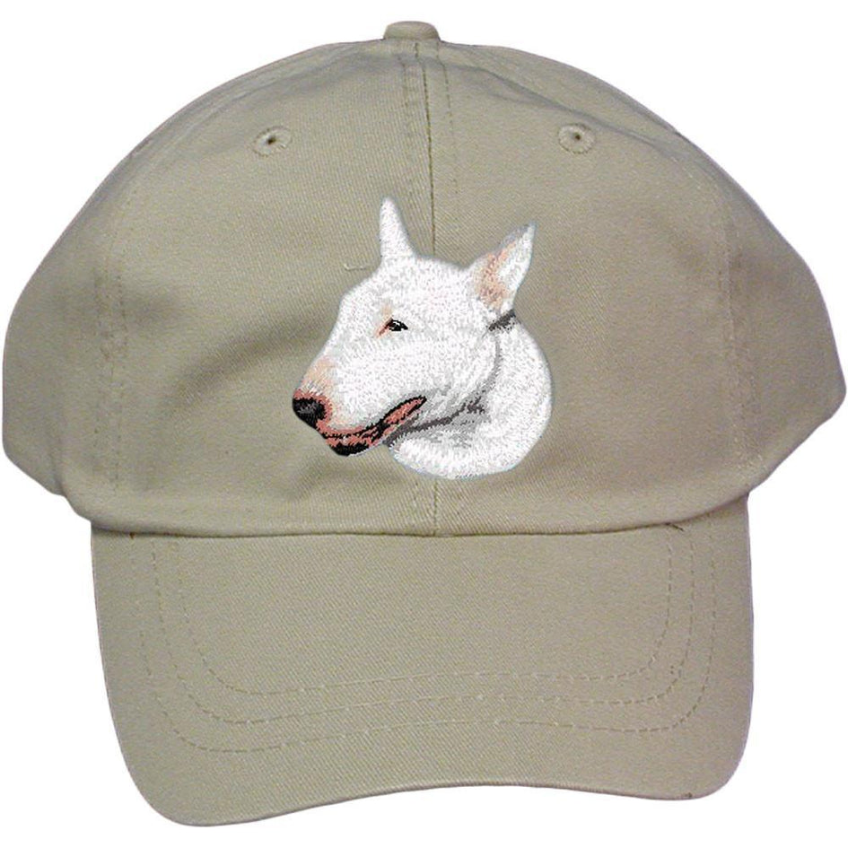 Embroidered Baseball Caps Grey  Bull Terrier D88