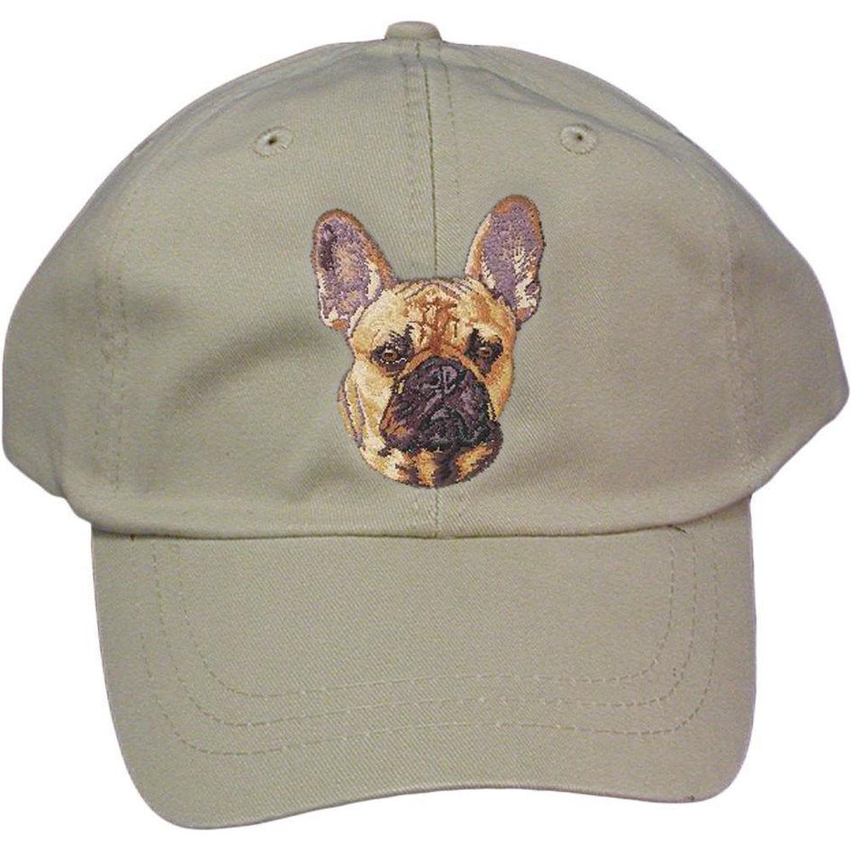 Embroidered Baseball Caps Grey  French Bulldog DN333