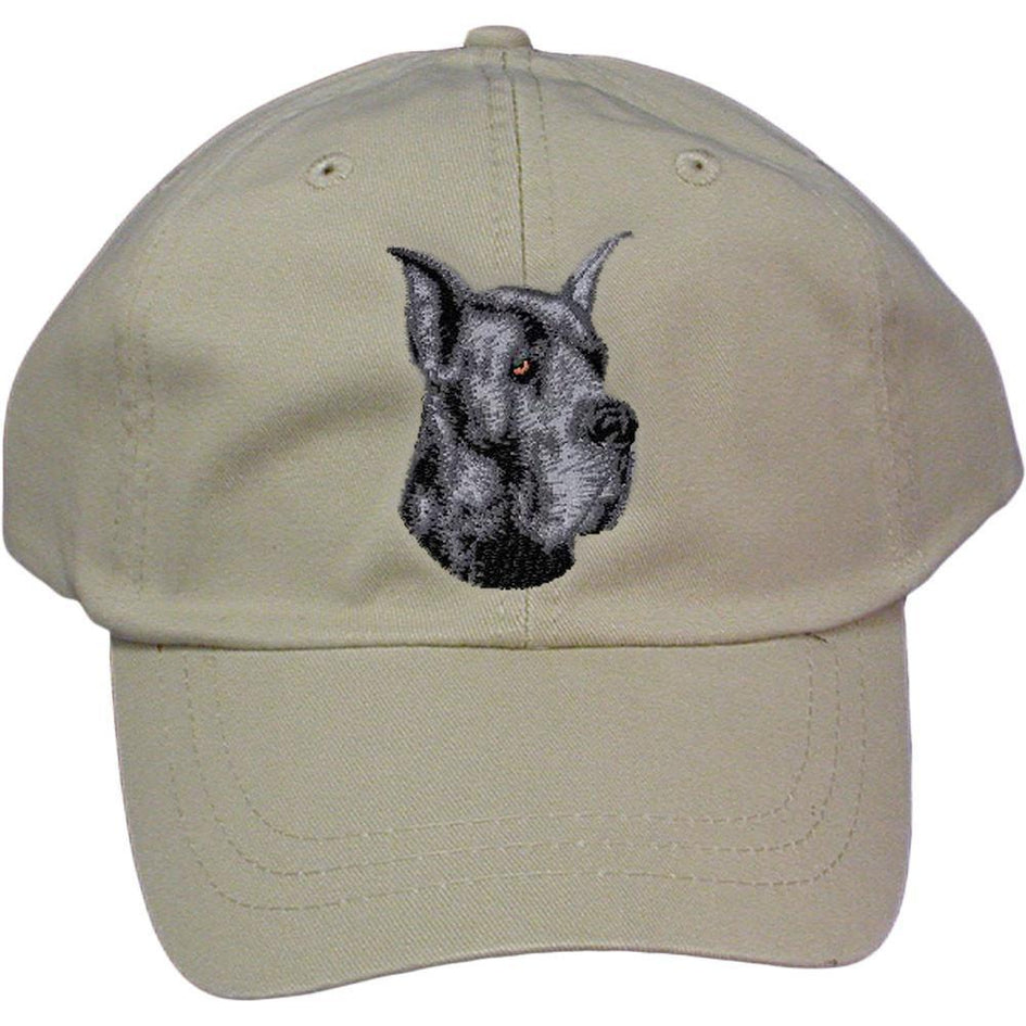 Embroidered Baseball Caps Grey  Great Dane D10