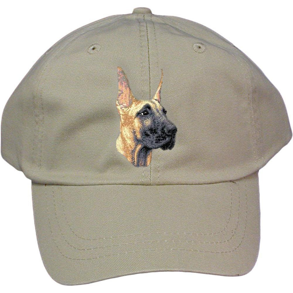 Embroidered Baseball Caps Grey  Great Dane D71