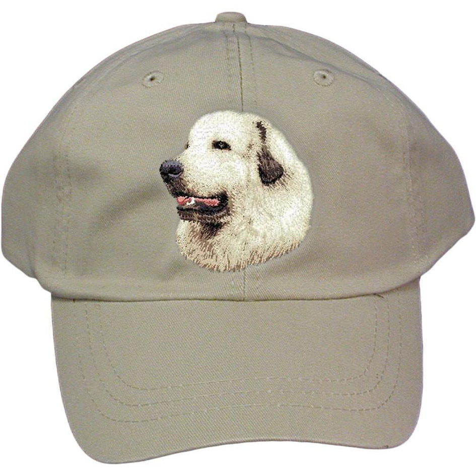 Embroidered Baseball Caps Grey  Great Pyrenees D27