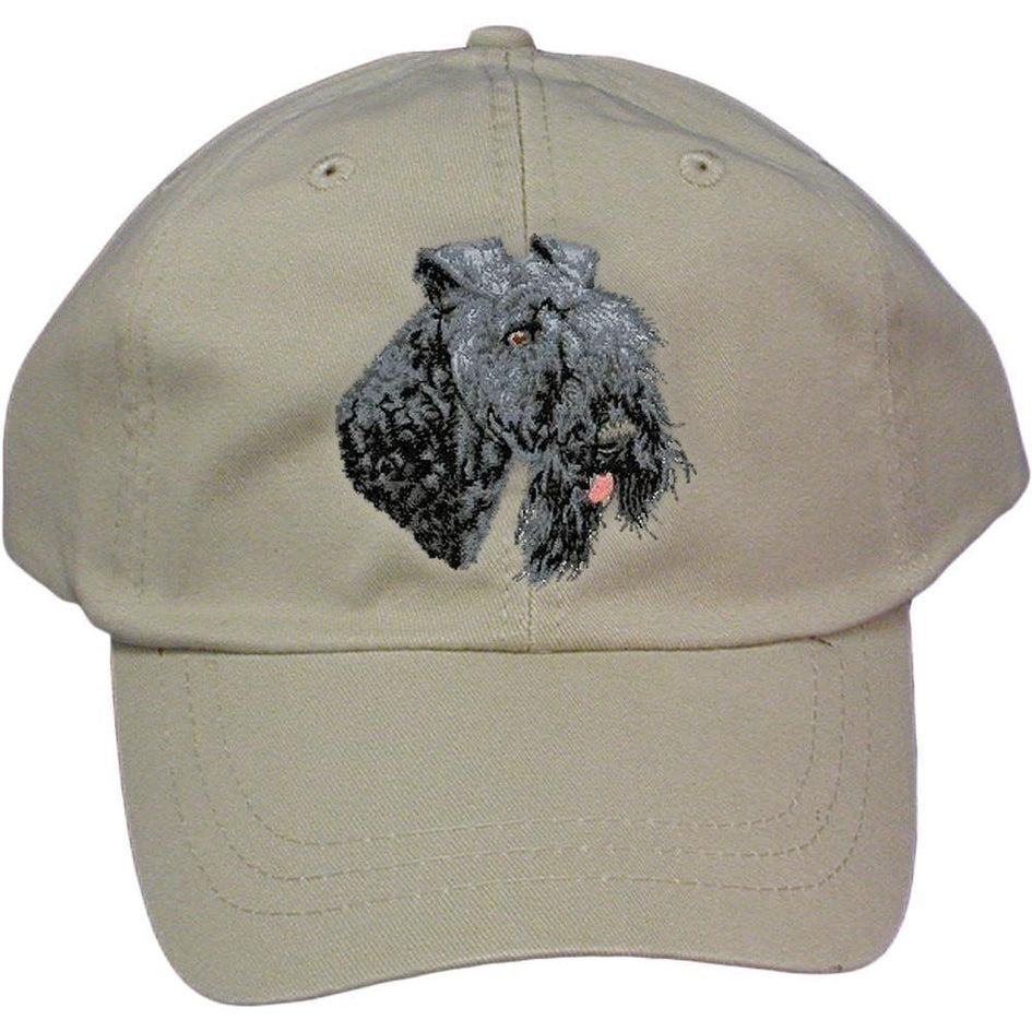 Embroidered Baseball Caps Grey  Kerry Blue Terrier D74