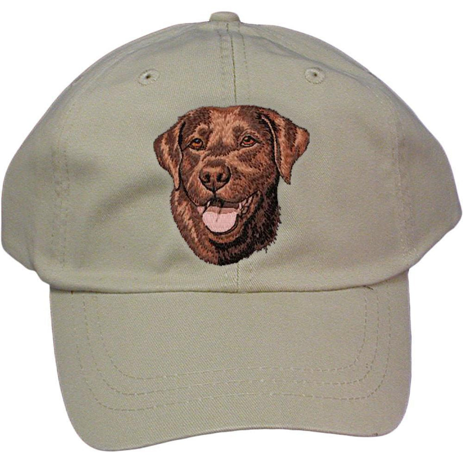 Embroidered Baseball Caps Grey  Labrador Retriever DM444