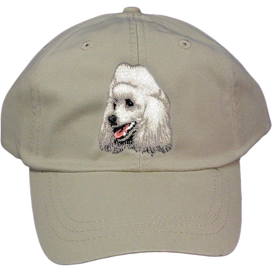 Embroidered Baseball Caps Grey  Poodle D18
