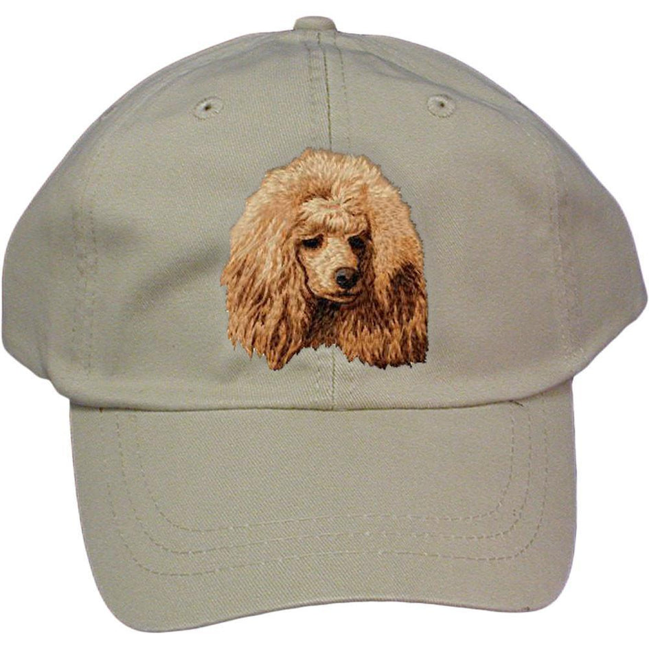 Embroidered Baseball Caps Grey  Poodle DM449