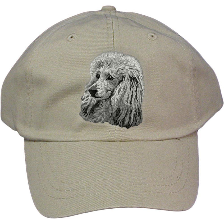 Embroidered Baseball Caps Grey  Poodle DM450