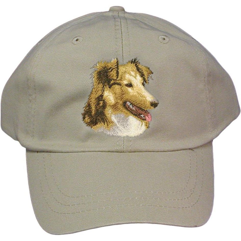 Embroidered Baseball Caps Grey  Shetland Sheepdog D84