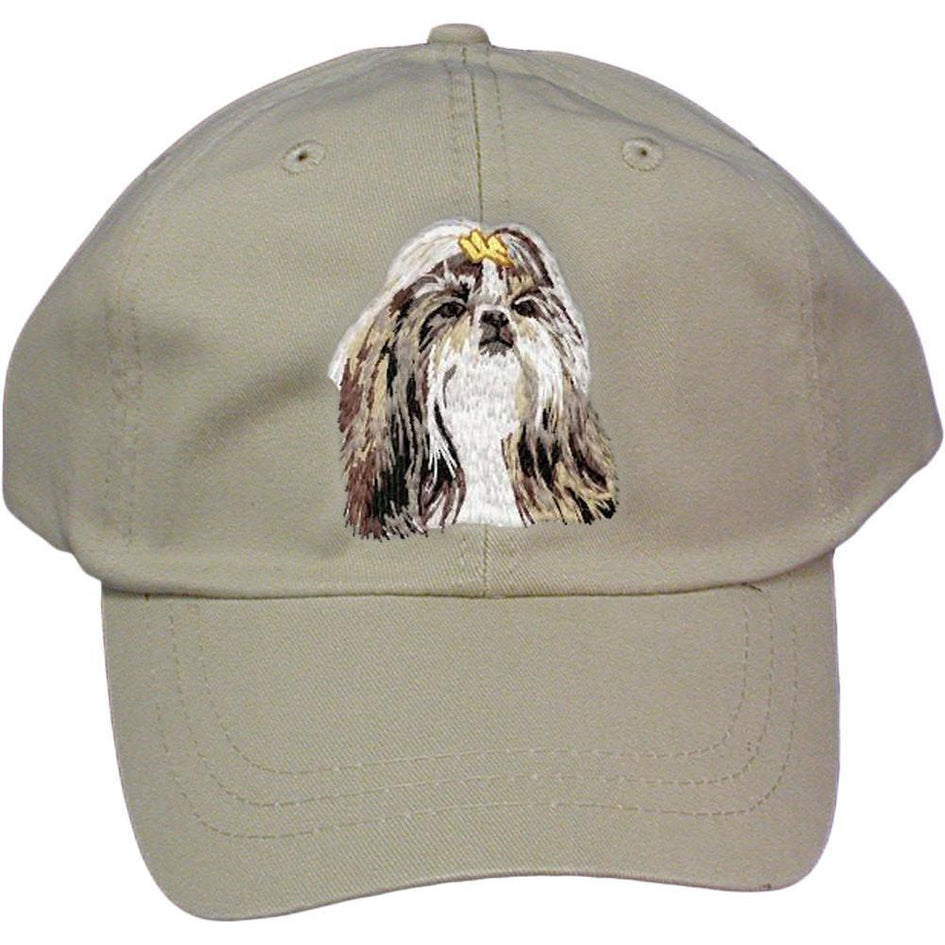 Embroidered Baseball Caps Grey  Shih Tzu DN390