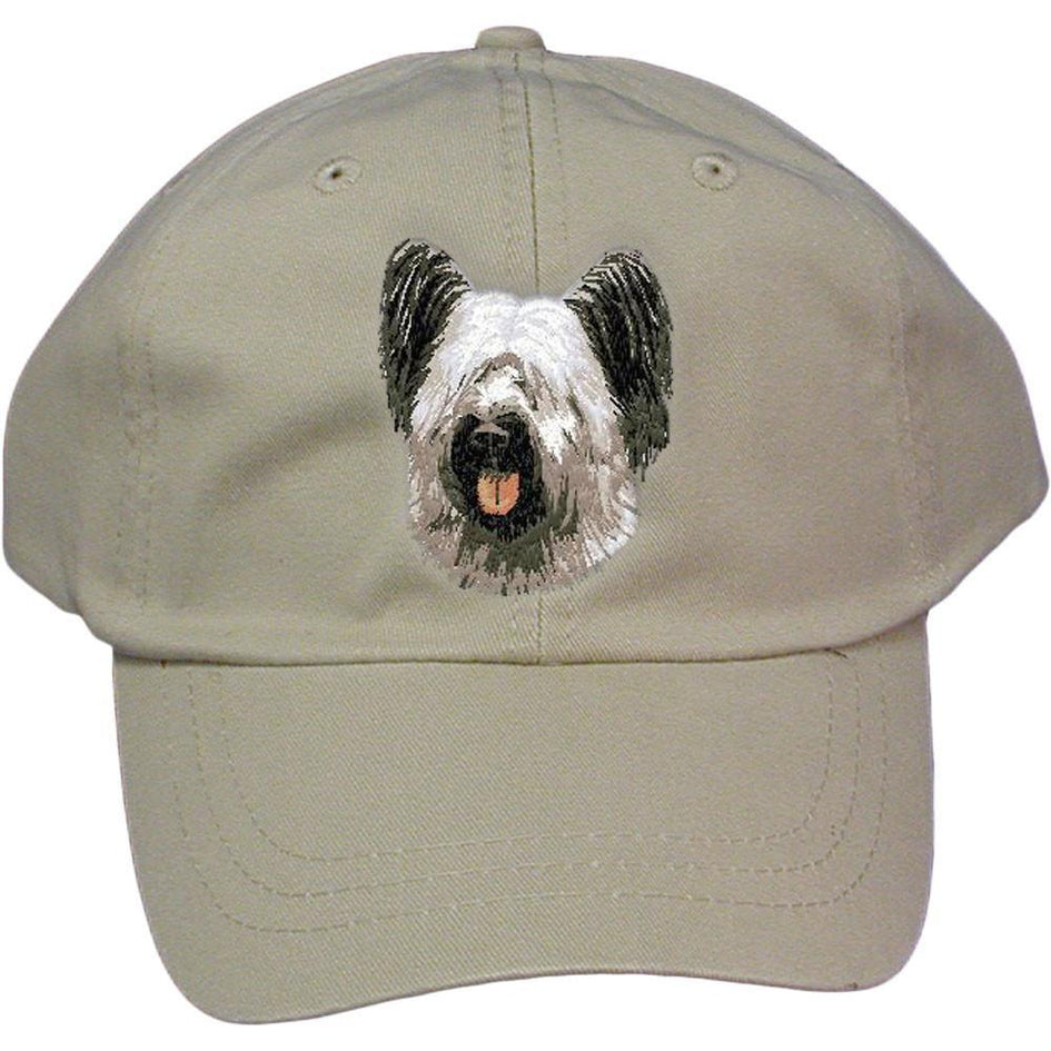 Embroidered Baseball Caps Grey  Skye Terrier DN392