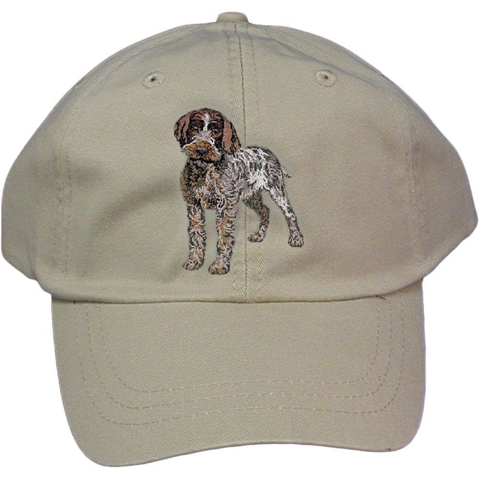 Embroidered Baseball Caps Grey  Wirehaired Pointing Griffon DV193