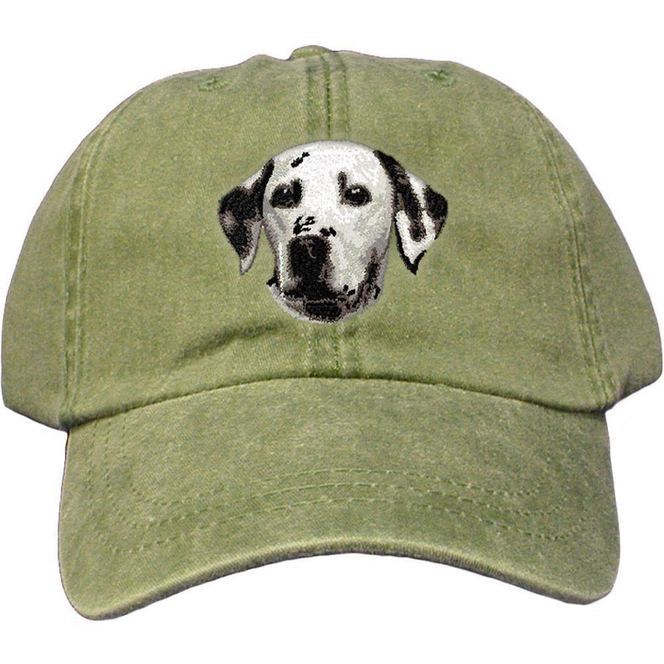 Embroidered Baseball Caps Green  Dalmatian D2