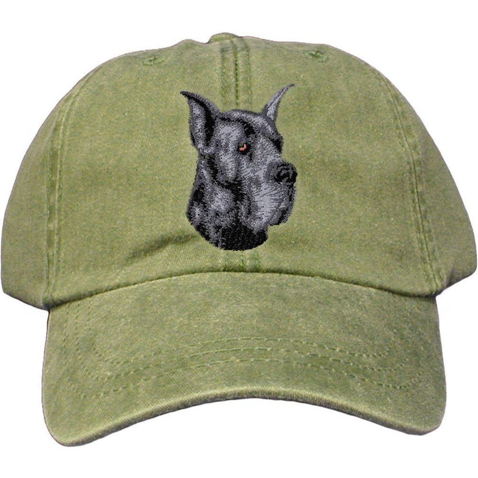 Embroidered Baseball Caps Green  Great Dane D10