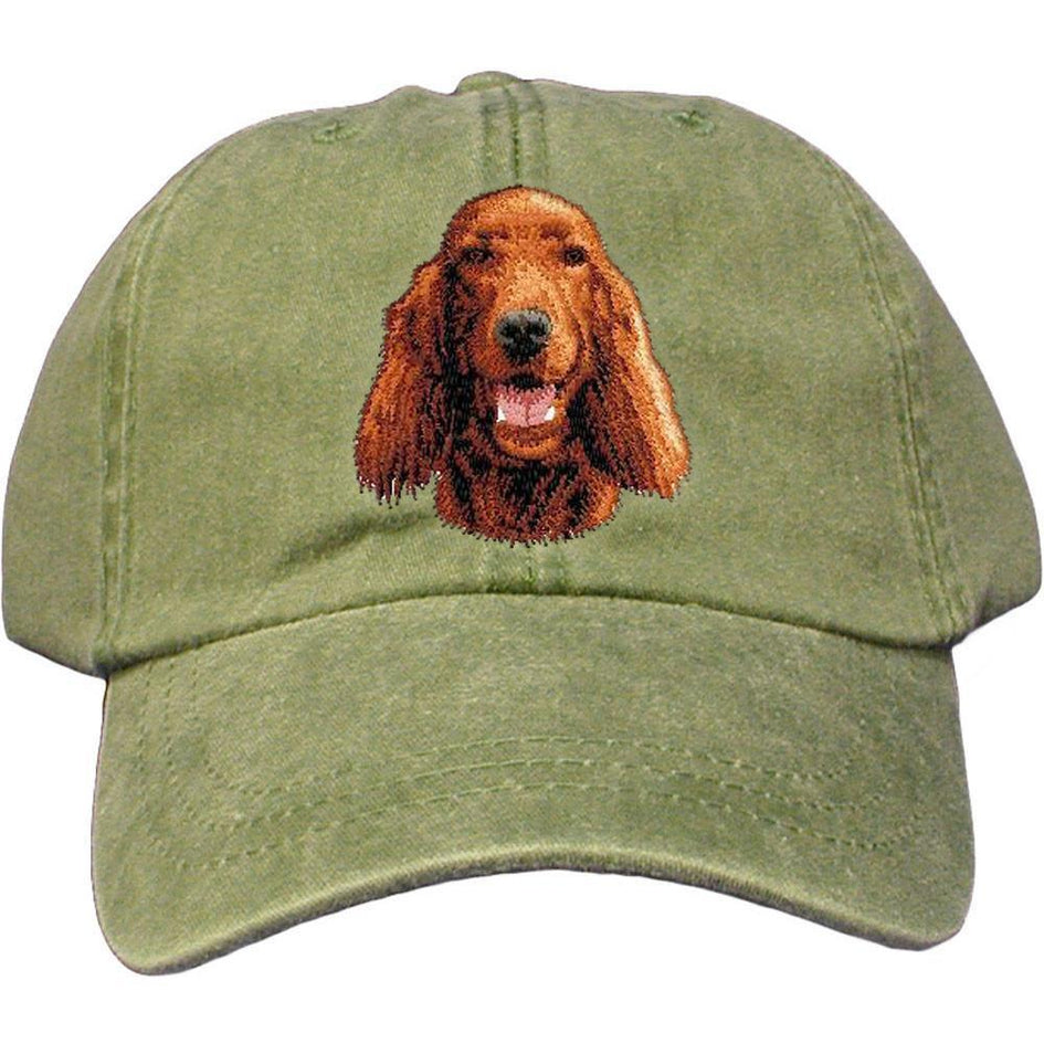 Embroidered Baseball Caps Green  Irish Setter D23