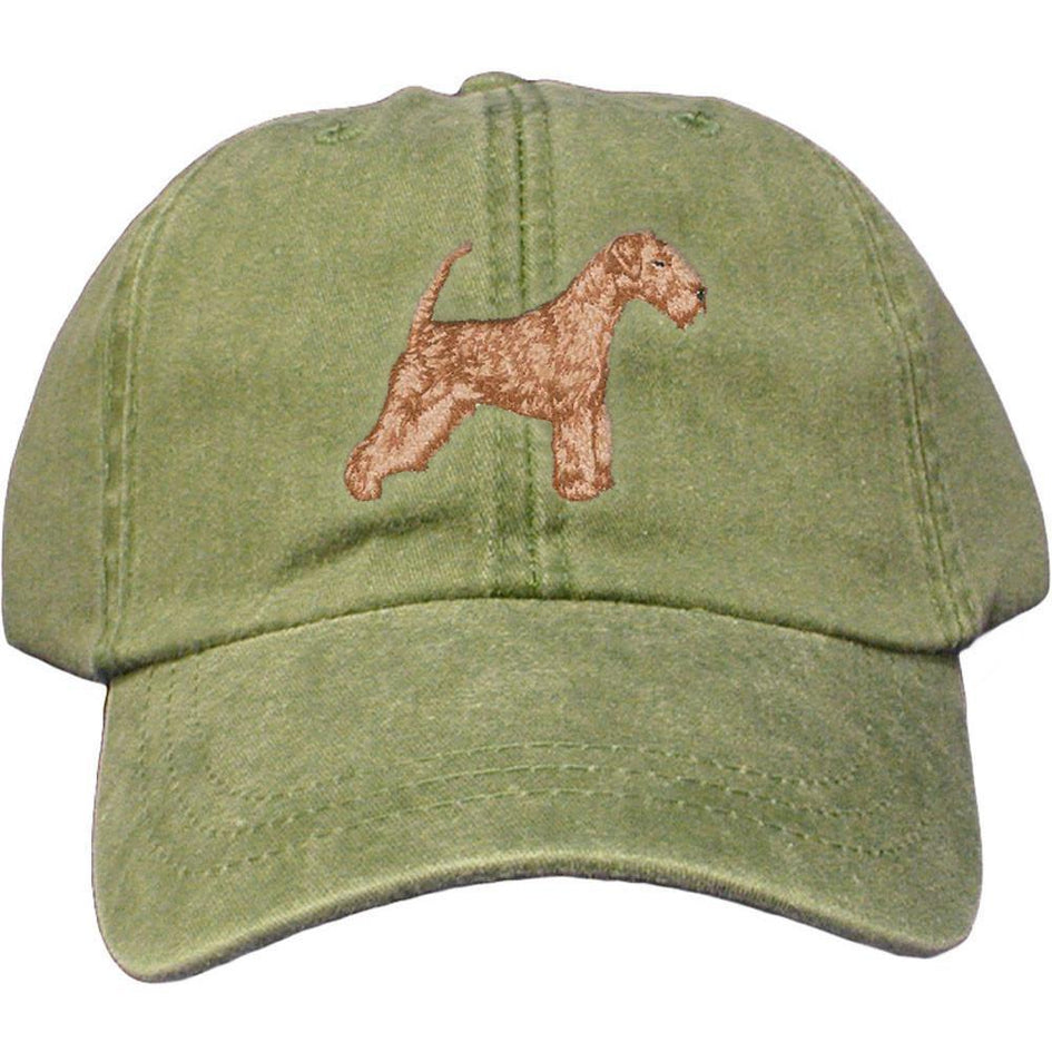 Embroidered Baseball Caps Green  Lakeland Terrier DV320