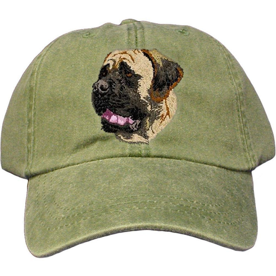 Embroidered Baseball Caps Green  Mastiff DJ329