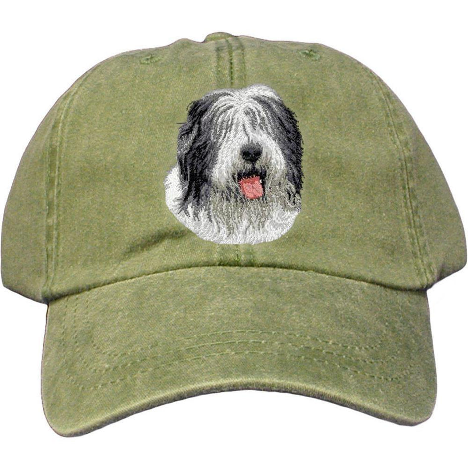 Embroidered Baseball Caps Green  Old English Sheepdog D40