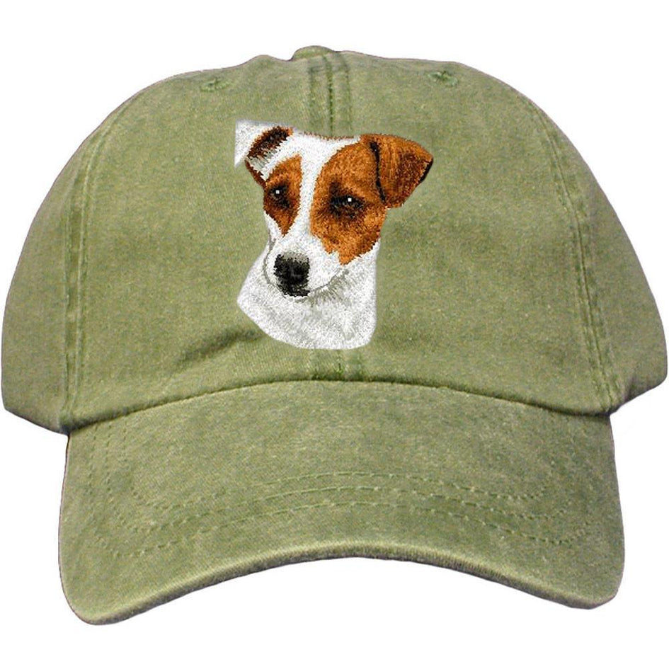 Embroidered Baseball Caps Green  Parson Russell Terrier D26