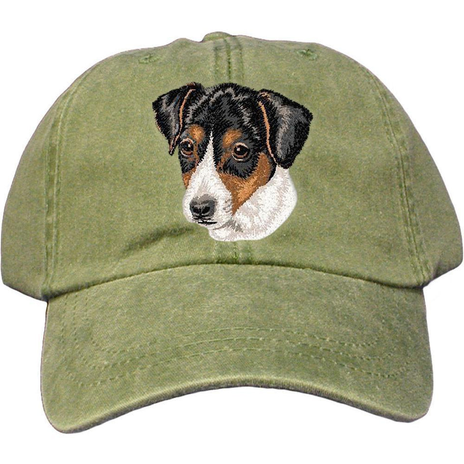 Embroidered Baseball Caps Green  Parson Russell Terrier DV351