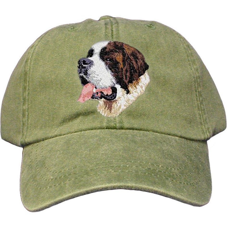 Embroidered Baseball Caps Green  Saint Bernard DM251