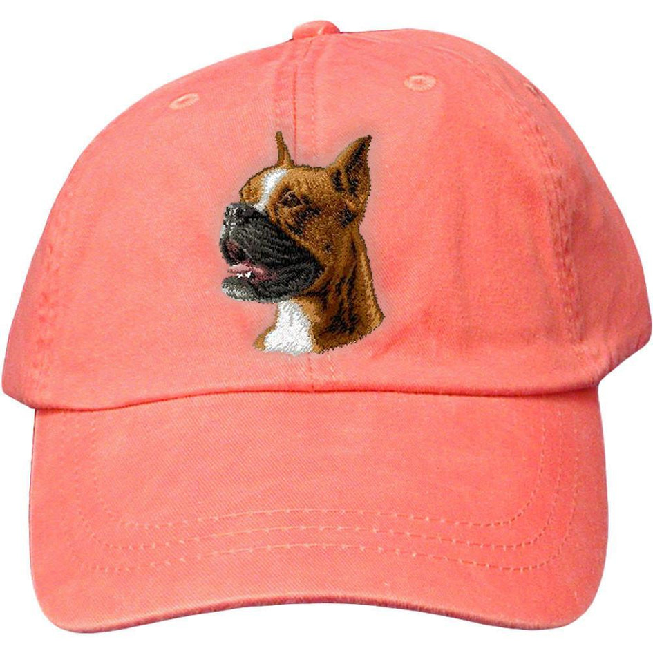 Embroidered Baseball Caps Peach  Boxer D19